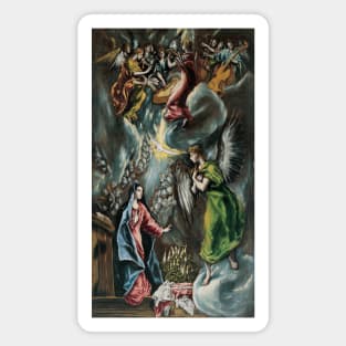 La Anunciacion by El Greco Magnet